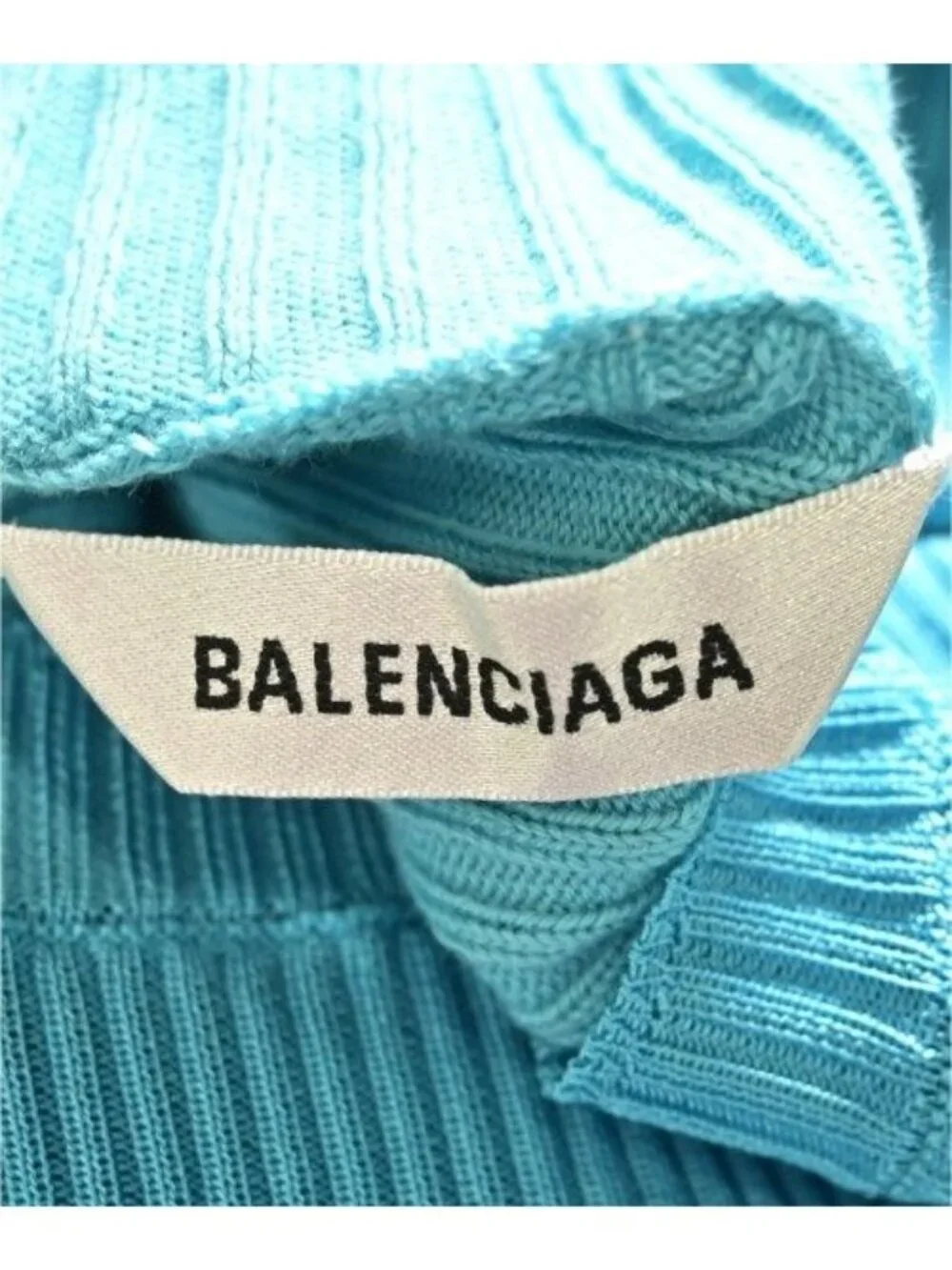 Balenciaga Knit Sweater Blue